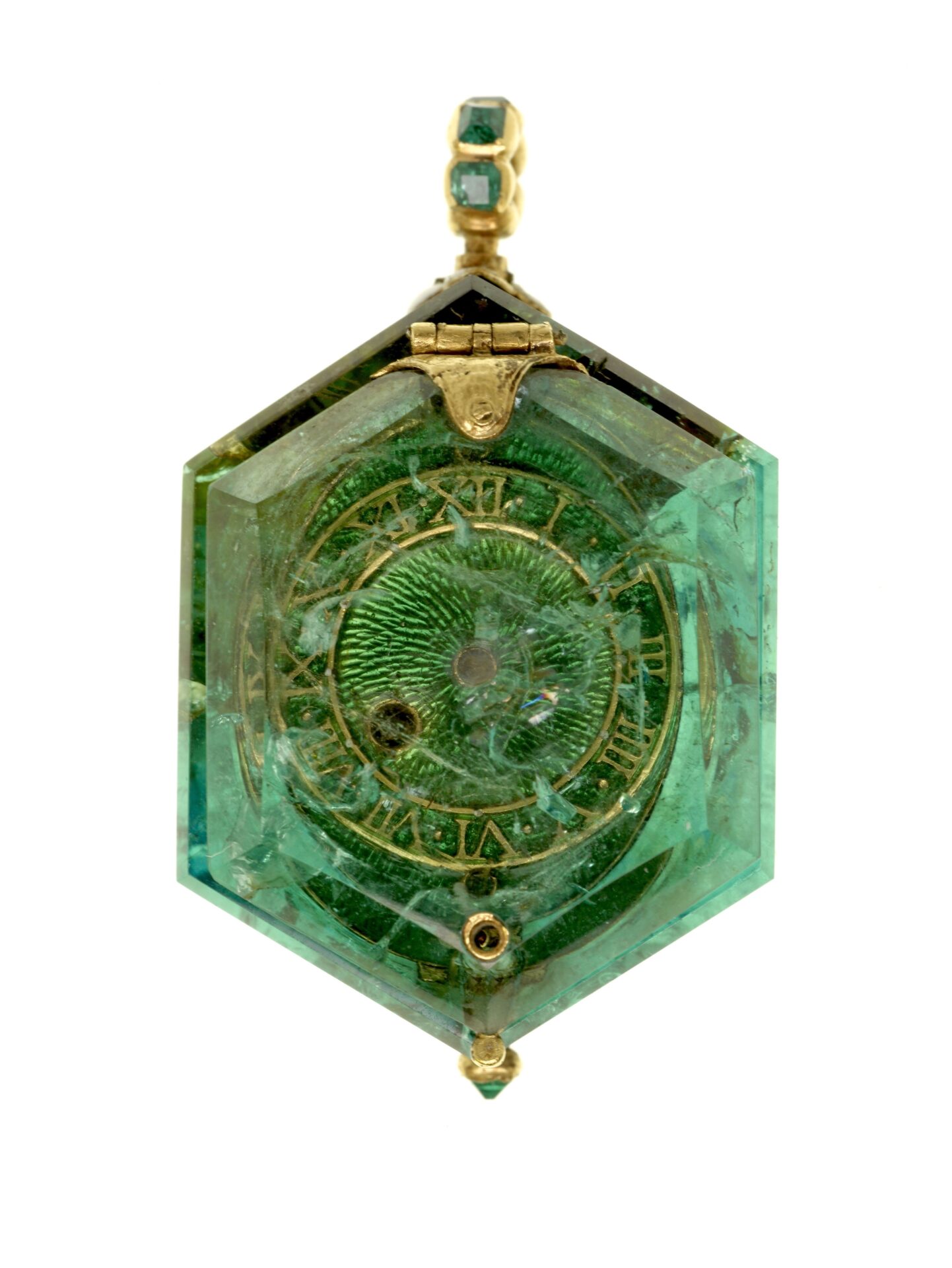 Emerald pocket clearance watch