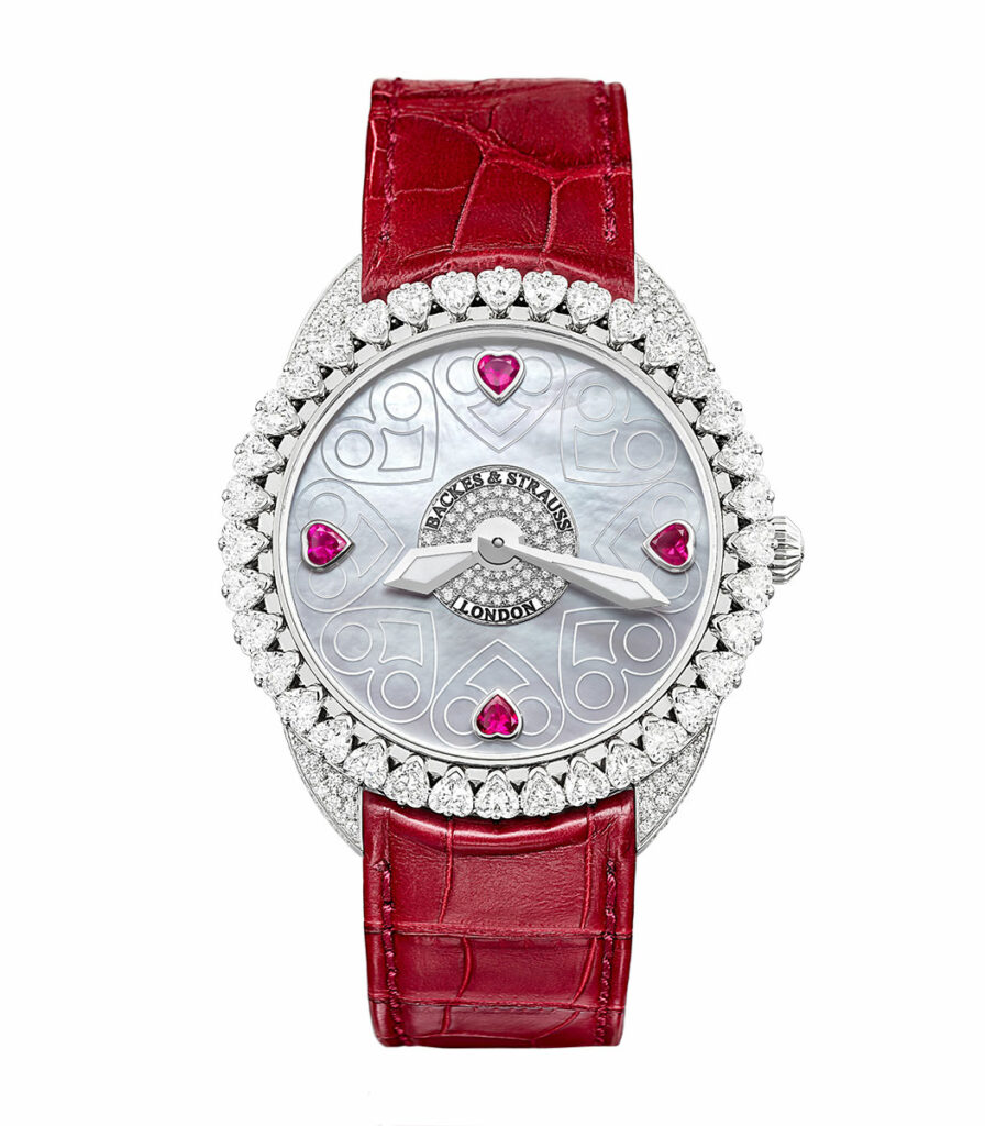 Backes Strauss Queen of Hearts 40 Timepiece Gemfields