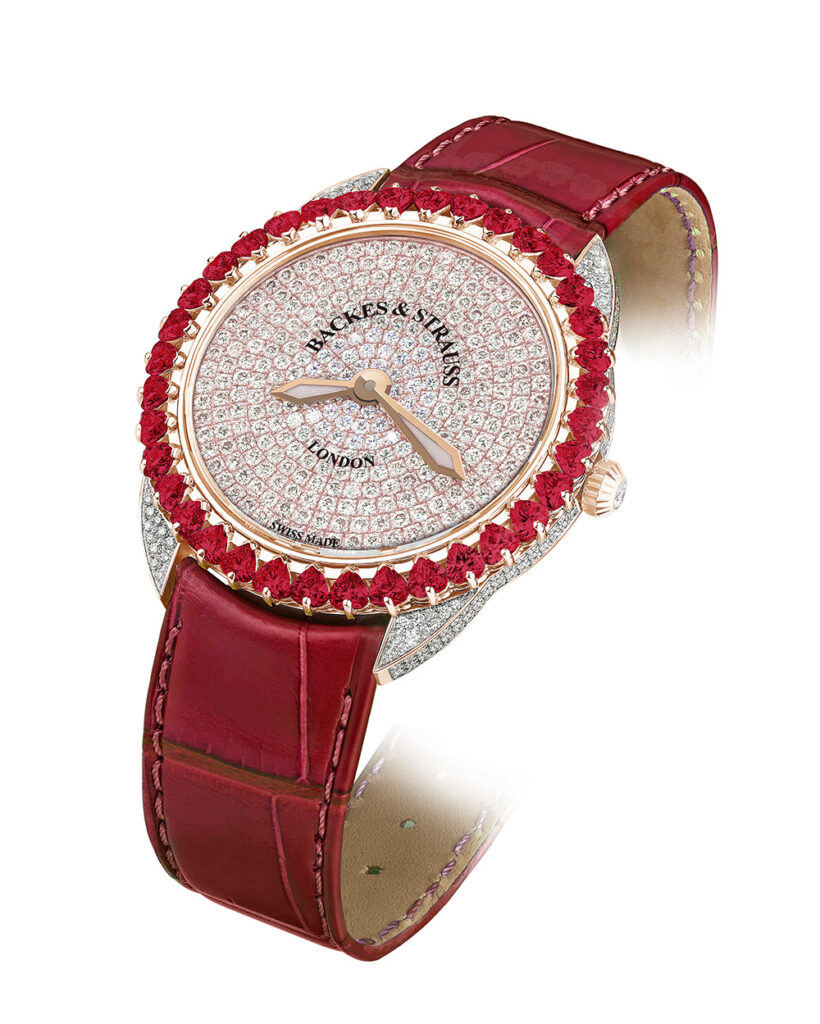 Backes Strauss Queen of Hearts Red Rose Gemfields