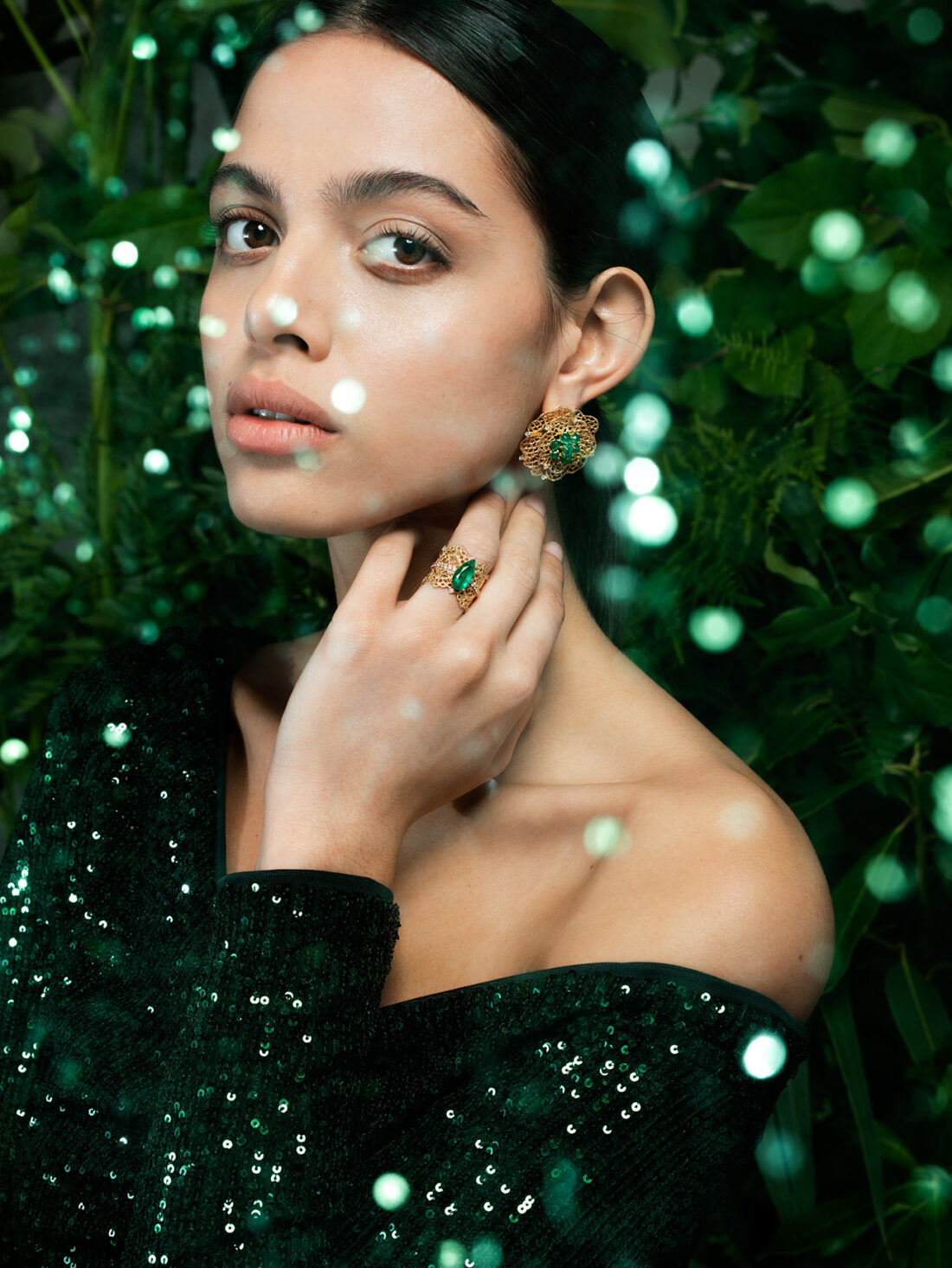 Shachee Fine Jewellery x Gemfields Chapter of Forest Emerald Ring